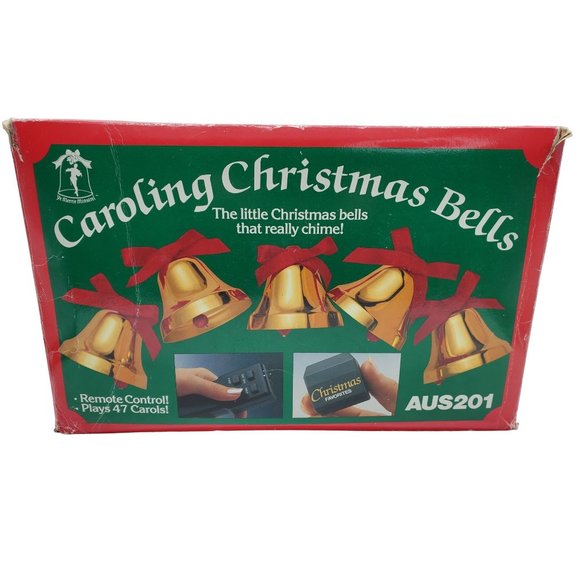Ye Merrie Minstrel Caroling Christmas Bells 